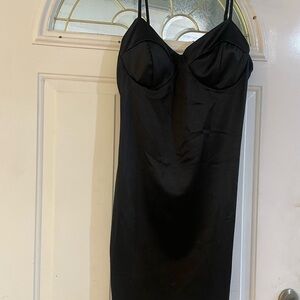 Elegant Black Spaghetti Strap Dress by Julia by love J